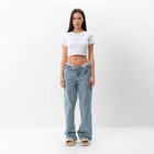 Футболка женская укороченная MIST Free, р. XS (40-42) - фото 24219383