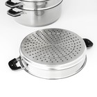 Мантоварка Катунь «Алтын», 7.5 л, d=30 см, 5 секций, капсульное дно, индукция, нержавеющая сталь - Фото 6