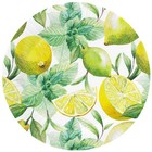 Набор бумажных тарелок «Лимоны», в т/у плёнке, 6 шт., 18 см - фото 10685148