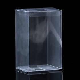 Складная коробка из PVC, матовая 11 х 11 х 18 см