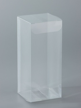 Складная прозрачная коробка из PVC, для упаковки подарков, 5?5?12 см (комплект 5 шт)