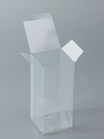 Складная прозрачная коробка из PVC, для упаковки подарков, 5×5×12 см