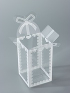 Складная прозрачная коробка из PVC, для упаковки подарков, 6×6×10.5 см 9484574