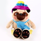 Мягкая игрушка «Боня», в шапке и шарфе - фото 10685291