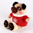 Мягкая игрушка «Боня», в красном свитере, новогодний, 25 см - Фото 2