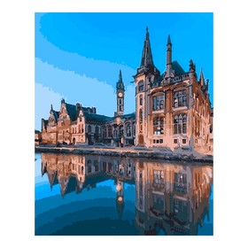 Картина по номерам холст на подрамнике «Город Гент» 40 × 50 см