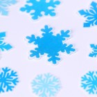 Вафельная бумага съедобная «Снежинки» голубые, синие KONFINETTA - Фото 4