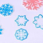 Вафельная бумага съедобная «Снежинки» розовые, синие KONFINETTA - Фото 4