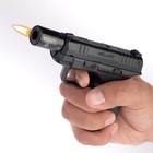 Зажигалка газовая «Пистолет», металлическая, пьезо, 9.5×14 см - Фото 8