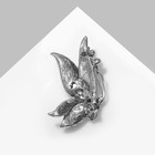 Брошь «Бабочка» грация, цветная в чернёном серебре - Фото 2