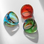 Кольцо «Муранское стекло» пятна, цвет МИКС - Фото 4