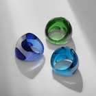 Кольцо «Муранское стекло» крестики, цвет МИКС - Фото 4
