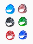 Кольцо «Муранское стекло» волны, цвет МИКС - Фото 4