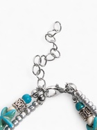 Браслет на ногу «QF. Хвост русалки», L=25 см + удлинитель 5 см, белый, голубой в серебре - Фото 4