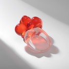 Кольцо «Молекулы», цвет красный, 17 размер - фото 7004626