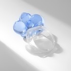 Кольцо «Молекулы», цвет синий, 17 размер - фото 7004629
