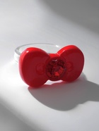 Кольцо пластиковое «Бантик», красное, 17 размер 9604079