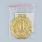 Медаль призовая «1 место», d = 5 см., цвет золотой - фото 4000875