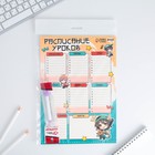 Расписание уроков «Мини чибики» А4, многоразовое магнитное с маркером - Фото 9