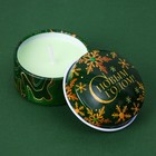 Свеча ароматическая «С Новым годом!», аромат еловые ветки, диаметр 4.8 см - Фото 2