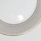 Набор тарелок фарфоровых Royal, 3 предмета: d=18/23/25,5 см, цвет белый - Фото 4