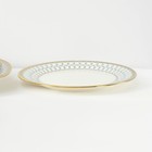 Набор тарелок фарфоровых Royal, 3 предмета: d=18/23/25.7 см, цвет белый - Фото 2