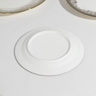 Набор тарелок фарфоровых Royal, 3 предмета: d=18/23/25,7 см, цвет белый - Фото 4