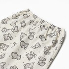 Штанишки детские, цвет серый/мишки, рост 62 см - фото 50074896