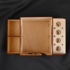 Клубочница-органайзер, 25 × 15 × 12 см, цвет бежевый - Фото 4