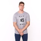 Футболка мужская, цвет серый, размер 46 9819763