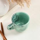 Чашка "Одесса", зелёная, керамика, 0.2 л - Фото 3