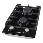 Варочная поверхность NORDFROST HS 3022 B, газовая, 2 конфорка, чёрный - Фото 4