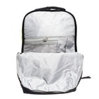 Рюкзак молодёжный 43 х 29 х 15 см, Grizzly, эргономичная спинка, отделение для ноутбука, чёрный/зелёный - фото 9852737