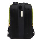 Рюкзак молодёжный 43 х 29 х 15 см, Grizzly, эргономичная спинка, отделение для ноутбука, чёрный/зелёный - Фото 6