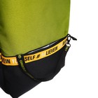 Рюкзак молодёжный 43 х 29 х 15 см, Grizzly, эргономичная спинка, отделение для ноутбука, чёрный/зелёный - Фото 10