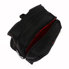 Рюкзак молодёжный 39 х 26 х 19 см, Grizzly, эргономичная спинка, отделение для ноутбука, чёрный/красный - фото 9827994