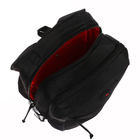 Рюкзак молодёжный 39 х 26 х 19 см, Grizzly, эргономичная спинка, отделение для ноутбука, чёрный/красный - Фото 12