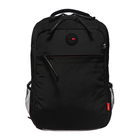 Рюкзак молодёжный 39 х 26 х 19 см, Grizzly, эргономичная спинка, отделение для ноутбука, чёрный/красный - Фото 3