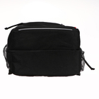 Рюкзак молодёжный 39 х 26 х 19 см, Grizzly, эргономичная спинка, отделение для ноутбука, чёрный/красный - фото 9827990