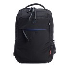 Рюкзак молодёжный 39 х 26 х 19 см, Grizzly, эргономичная спинка, отделение для ноутбука, чёрный/синий - фото 9604978