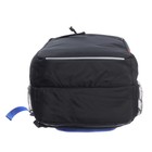 Рюкзак молодёжный 39 х 26 х 19 см, Grizzly, эргономичная спинка, отделение для ноутбука, чёрный/синий - Фото 7