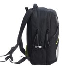 Рюкзак молодёжный 39 х 26 х 19 см, Grizzly, эргономичная спинка, отделение для ноутбука, чёрный - Фото 4