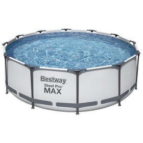 

Бассейн каркасный Steel Pro Мах 366 х 100 см (фил. насос, лестница) 56418