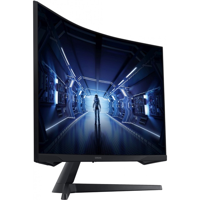 Монитор Samsung Odyssey G5 C32G55TQBI, 32", VA, 2560x1440, 144Гц, 1 мс, HDMI, DP, чёрный - фото 51313298