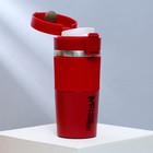 Термостакан с кнопкой MODE FORREST, 380 мл, цвет красный, сохраняет тепло 6-8 ч - фото 7005066