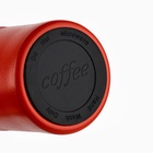 Термокружка с кнопкой, 380 мл, красный - Фото 7