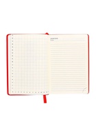 Ежедневник НЕдатированный А5, 136 листов в линейку, кожзам «Небраска», золотой срез, красный - Фото 14
