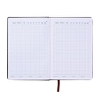 Ежедневник недатированный А5, 140 листов, в клетку, с хлястиком, с карманом, обложка ПВХ, МИКС 9630404