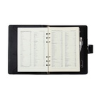 Ежедневник-органайзер в подарочной упаковке, А5, 140 листов, с ручкой, сканером пальца и зарядкой, в подарочной коробке, обложка ПВХ, чёрный - Фото 10