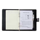 Ежедневник-органайзер в подарочной упаковке, А5, 140 листов, с ручкой, сканером пальца и зарядкой, в подарочной коробке, обложка ПВХ, чёрный - Фото 11